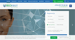 Desktop Screenshot of bioklinika.lt